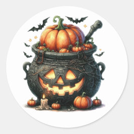Adesivo Redondo Stickers Halloween