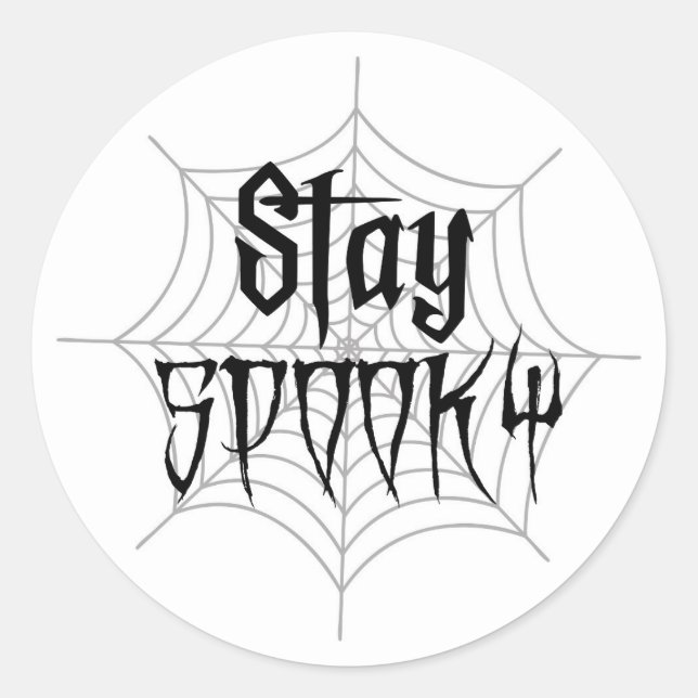 Adesivo Redondo Stickers Halloween (Frente)