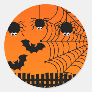 Adesivo Redondo Stickers Halloween