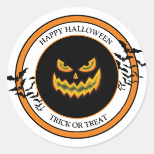 Adesivo Redondo Stickers Halloween