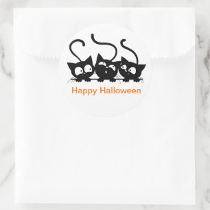 Adesivo Redondo Stickers Halloween