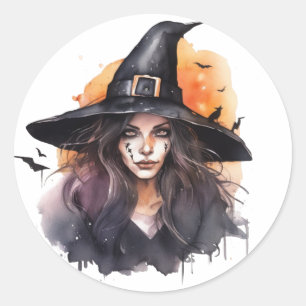 Adesivo Redondo Stickers Halloween