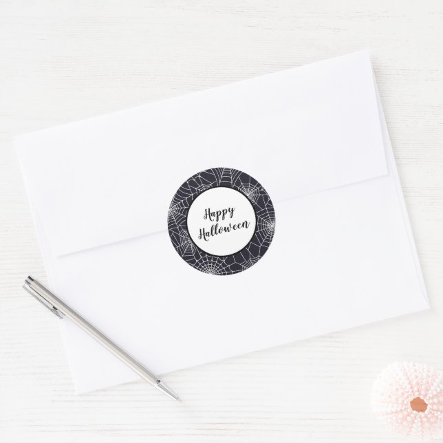 Adesivo Redondo Stickers Halloween (Envelope)