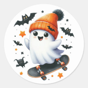 Adesivo Redondo Stickers Halloween
