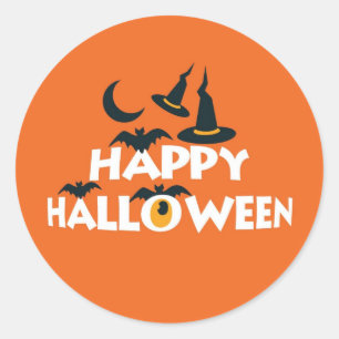 Adesivo Redondo Stickers Halloween