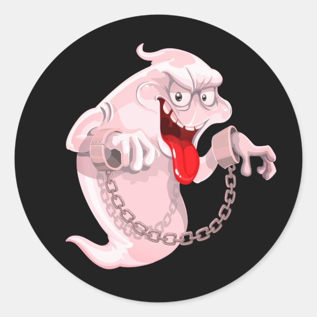 Adesivo Redondo Stickers Halloween (Frente)