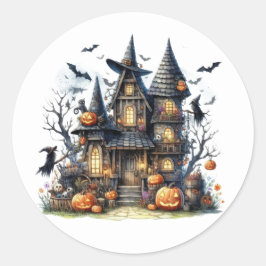 Adesivo Redondo Stickers Halloween