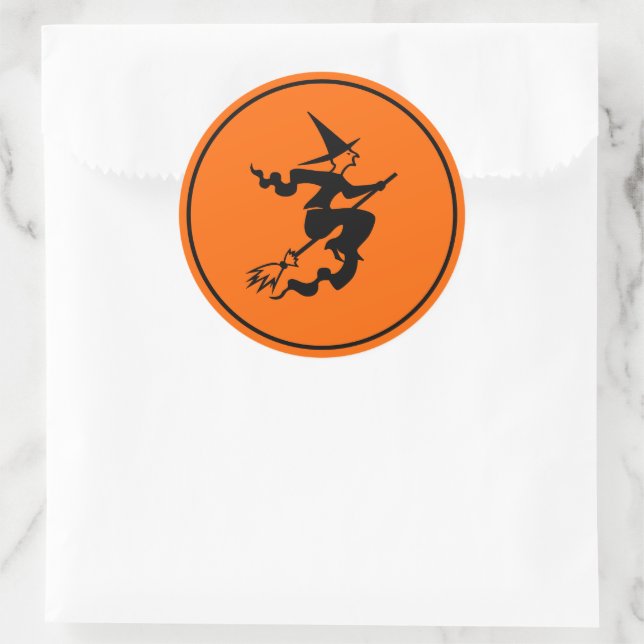 Adesivo Redondo Stickers Halloween (Bolsa)