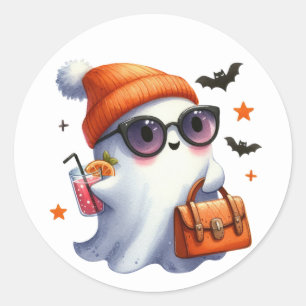 Adesivo Redondo Stickers Halloween