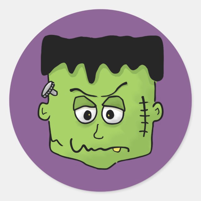 Adesivo Redondo Stickers Halloween (Frente)