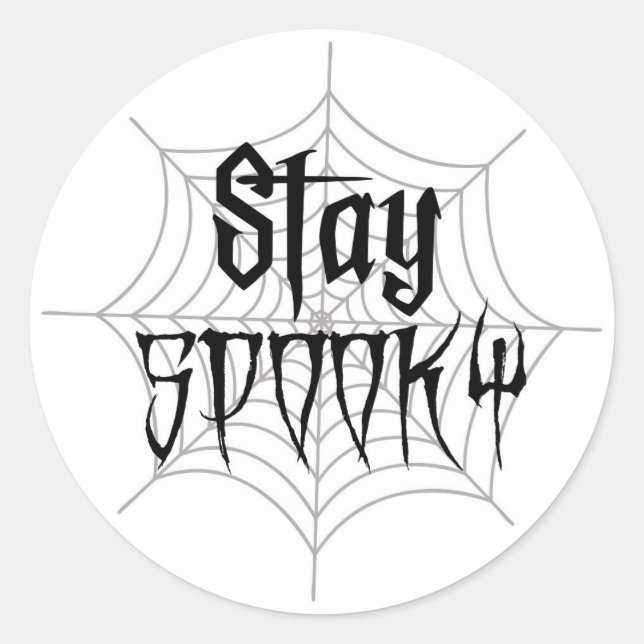 Adesivo Redondo Stickers Halloween (Frente)