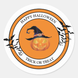 Adesivo Redondo Stickers Halloween
