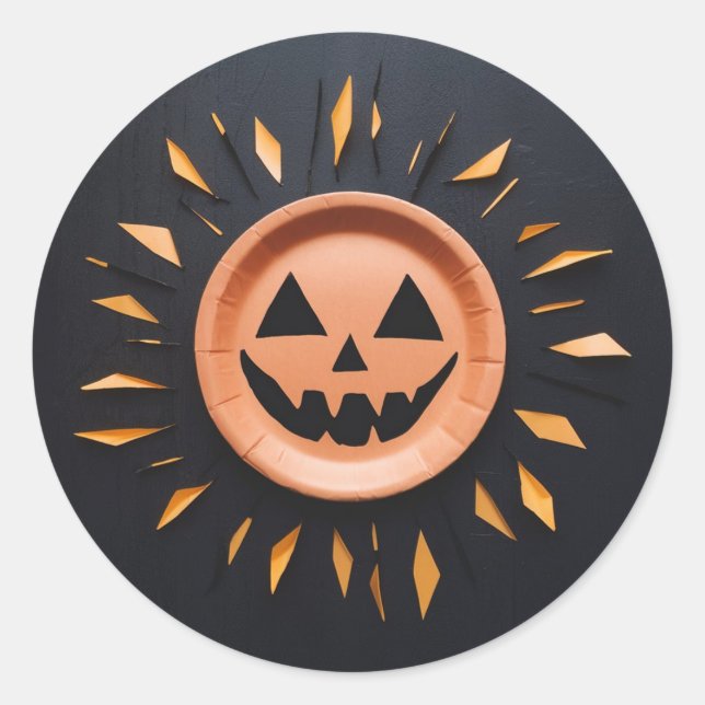 Adesivo Redondo Stickers Halloween (Frente)