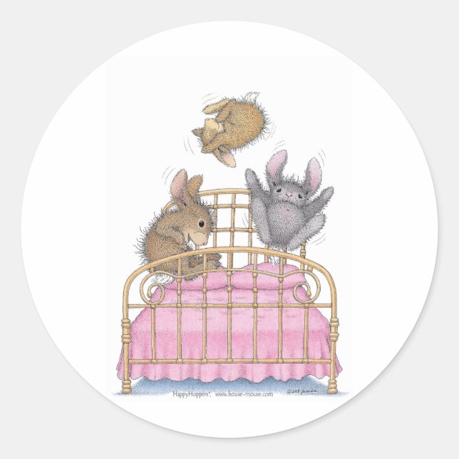 Adesivo Redondo Stickers HappyHoppers® (Frente)