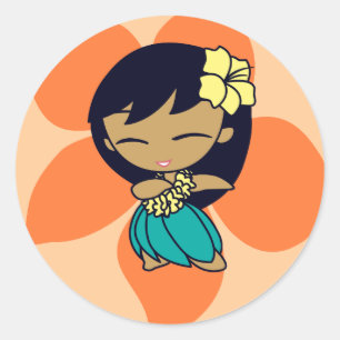 Adesivo Redondo Stickers in lt peach