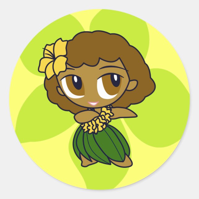 Adesivo Redondo Stickers in lt yellow (Frente)