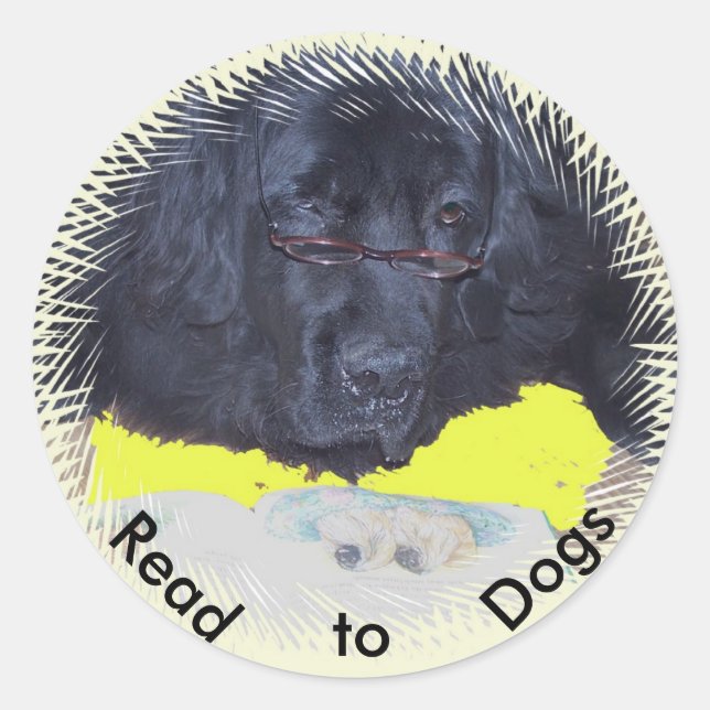 Adesivo Redondo Stickers~ Kids Therapy Dog Program (Frente)