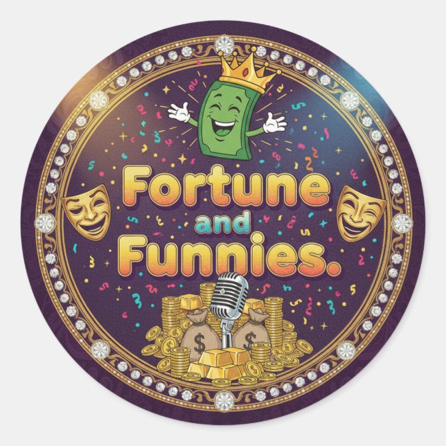 Adesivo Redondo Stickers & Labels (Frente)