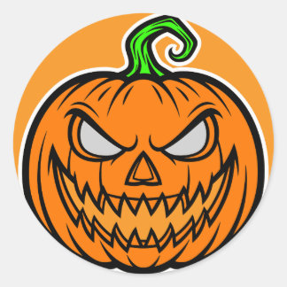 Adesivo Redondo Stickers & Labels Halloween party 
