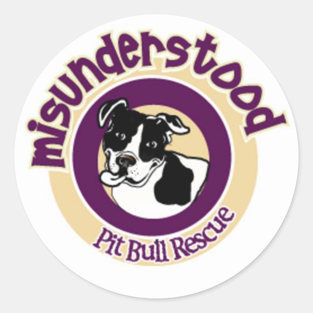 Adesivo Redondo Stickers mal compreendidos (Frente)