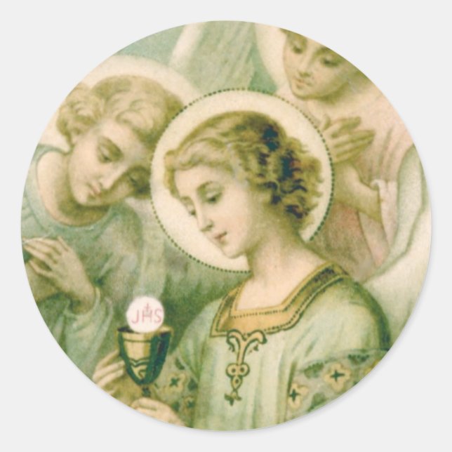 Adesivo Redondo Stickers: Minha Alma Prende o Véu (Frente)