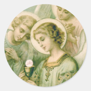 Adesivo Redondo Stickers: Minha Alma Prende o Véu