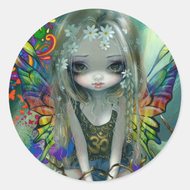 Adesivo Redondo Stickers "Paisley" (Frente)