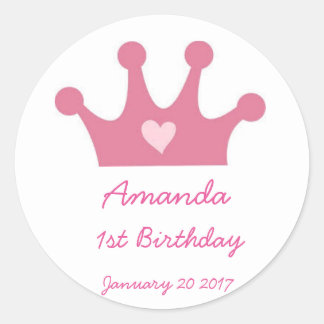 Adesivo Redondo stickers para actividad de princesa