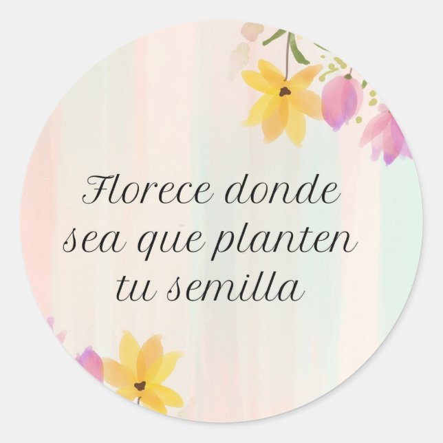 Adesivo Redondo Stickers Redondos Personalizados para Regalos (Frente)