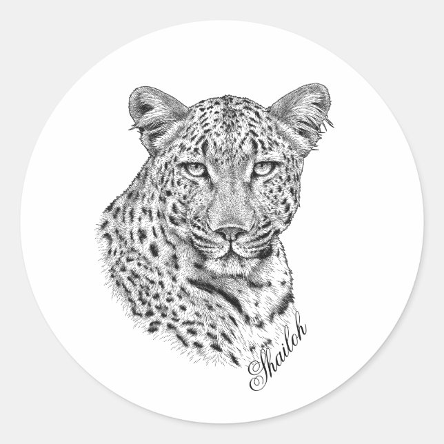 Adesivo Redondo Stickers - Shailoh (Frente)