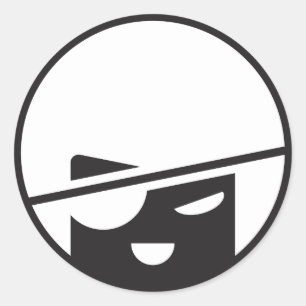 Adesivo Redondo Stickit de Tran do pirata pelo jaesond