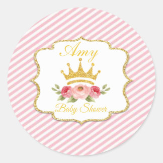 Adesivo Redondo stikers pegatina coronita dorada