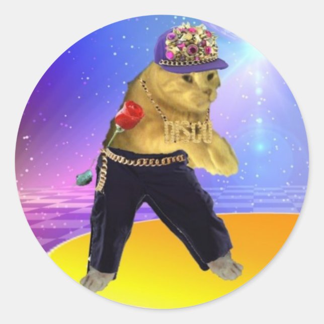 ADESIVO REDONDO STINKY STICKER (Frente)