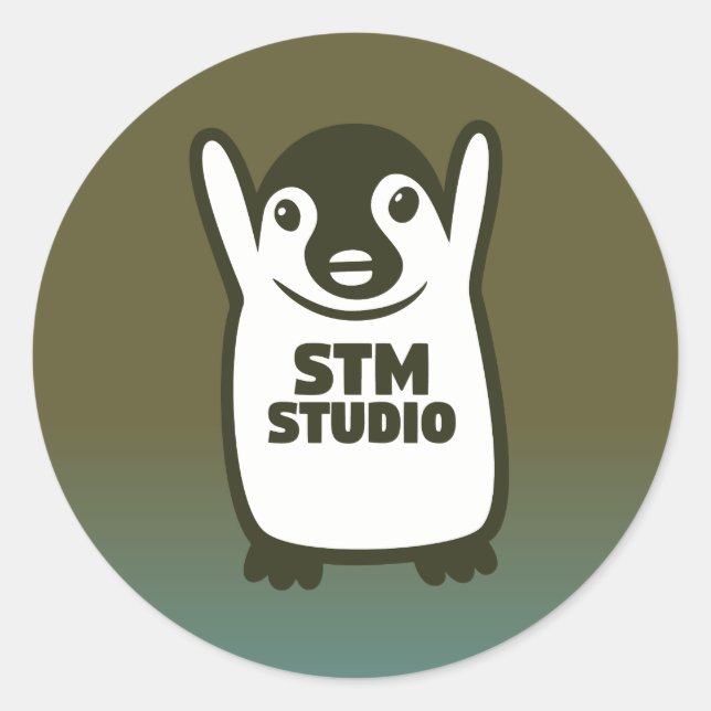 ADESIVO REDONDO STM'S STICKER - TERRA (Frente)