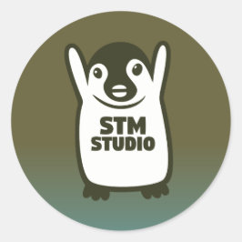 ADESIVO REDONDO STM'S STICKER - TERRA