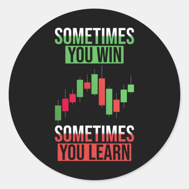 Adesivo Redondo Stock Investor Say (Frente)