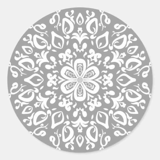 Adesivo Redondo Stone Mandala (Frente)