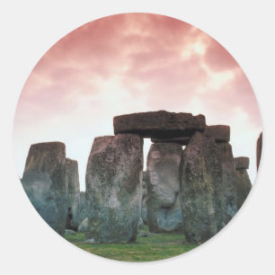 Adesivo Redondo Stonehenge