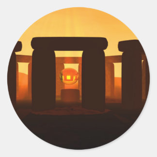 Adesivo Redondo Stonehenge