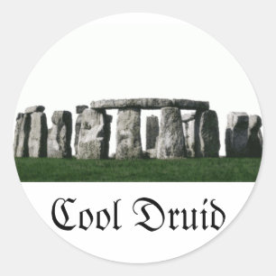 Adesivo Redondo Stonehenge - Druid legal