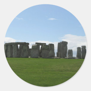 Adesivo Redondo Stonehenge England UK