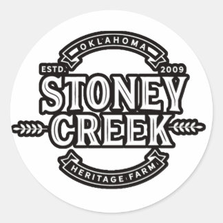 Adesivo Redondo Stoney Creek Heritage Fazenda Stickers