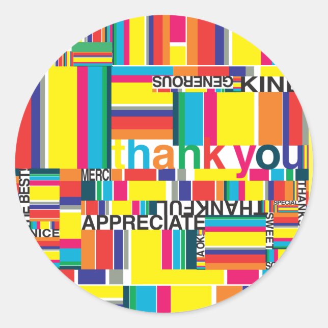 Adesivo Redondo Store Small Business Company Sticker (Frente)