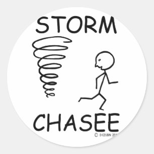 Adesivo Redondo Storm Chasee