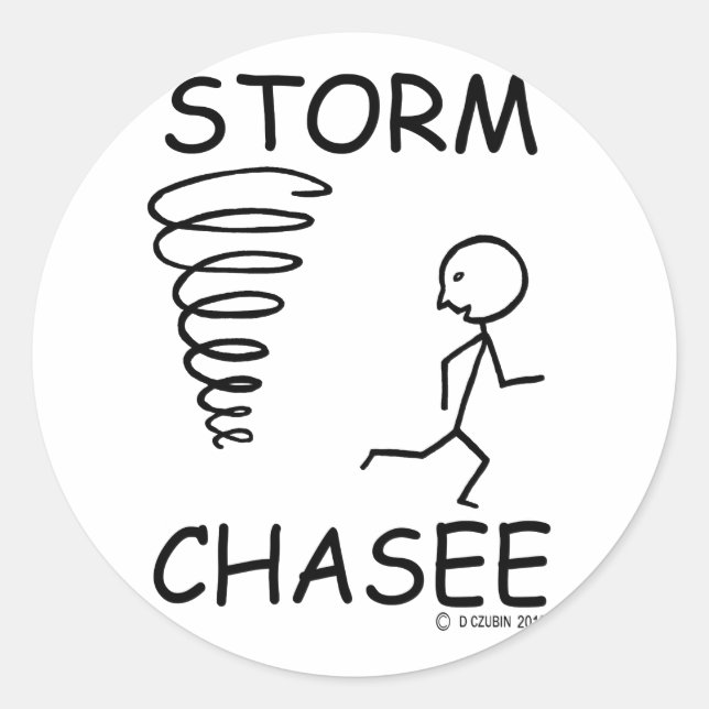 Adesivo Redondo Storm Chasee (Frente)