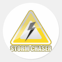 Adesivo Redondo Storm Chaser Lightning 2