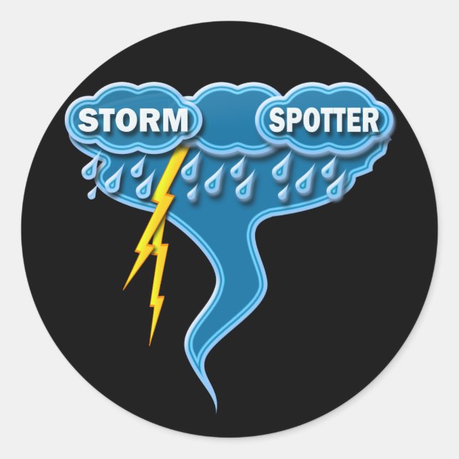 ADESIVO REDONDO STORM SPOTTER (Frente)