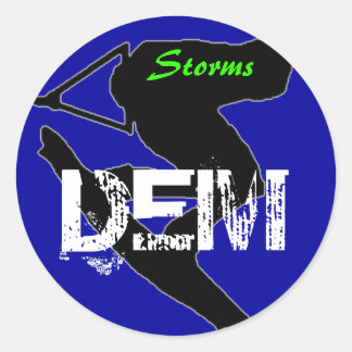 Adesivo Redondo Storms Sticker