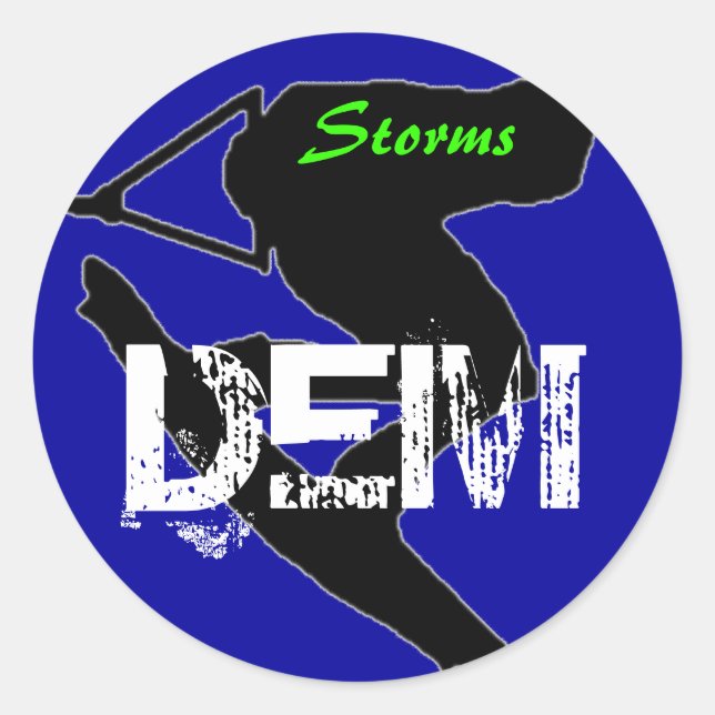 Adesivo Redondo Storms Sticker (Frente)