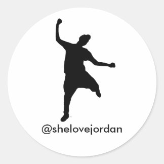 Adesivo Redondo Str8 Drop Sticker (@Shelovejordan)